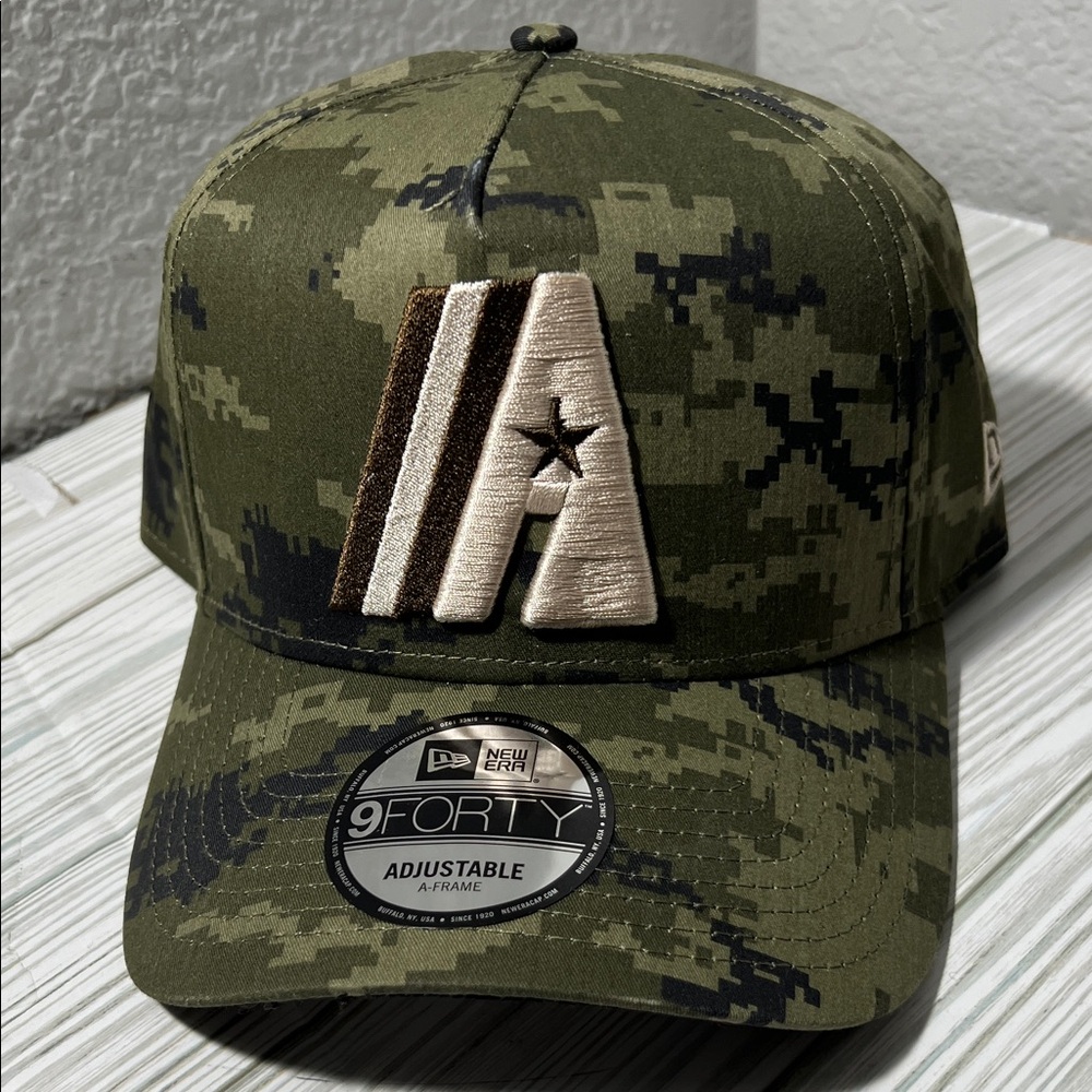 New Era Houston Astros Digi green Camo‎ 9forty A-frame Snapback hat cap one size